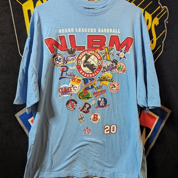 Negro Leagues Baseball NLBM Blue T-Shirt.  In great condition, size 2XL. - Picture 1 of 4
